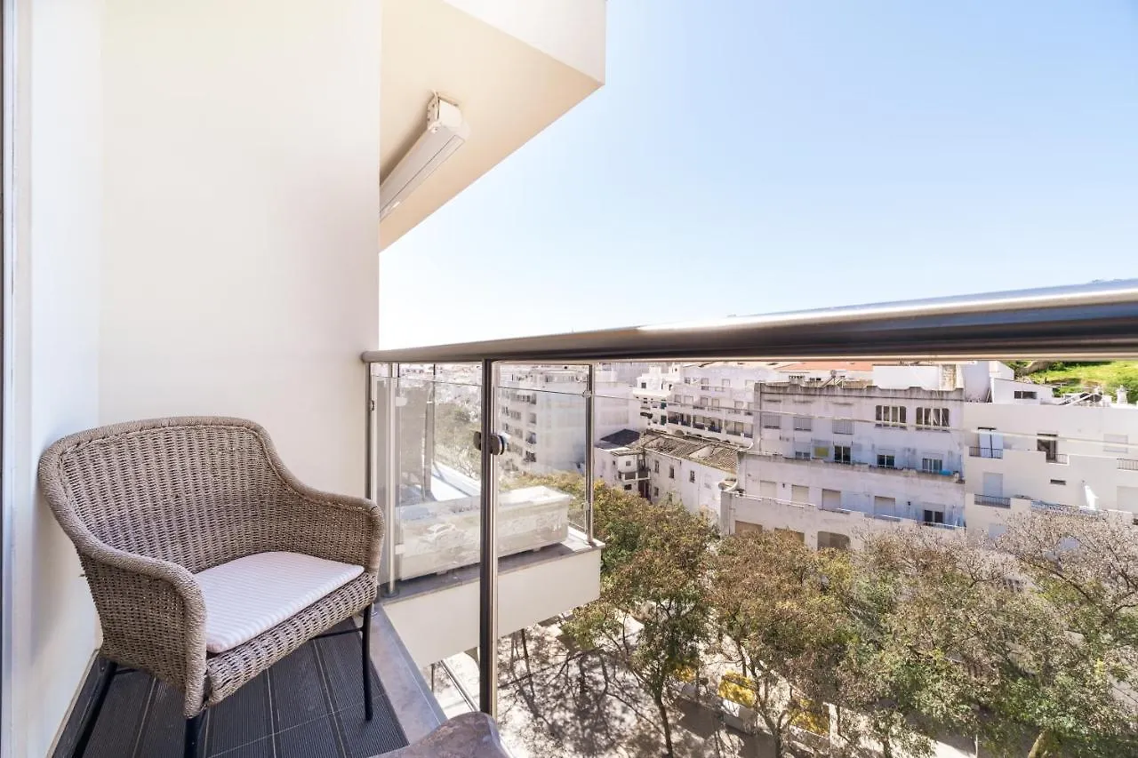 Historical City Center Penthouse Albufeira Apartament